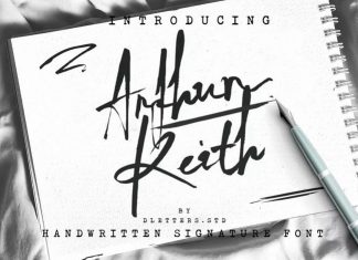 Arthur Keith Brush Font