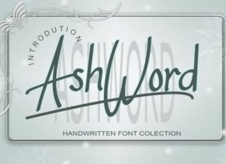 AshWord Script Font