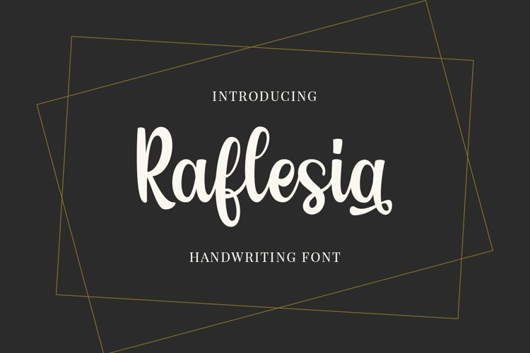 Raflesia Script Font