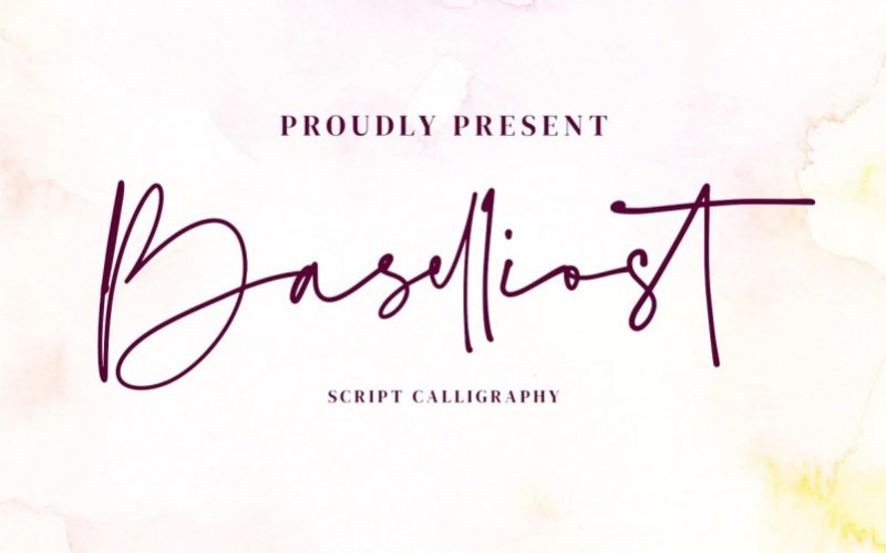 Baselliost Handwritten Font