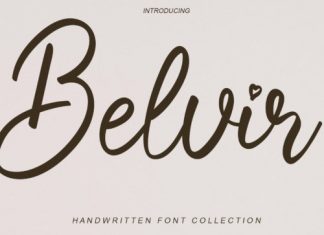 Belvir Script Font