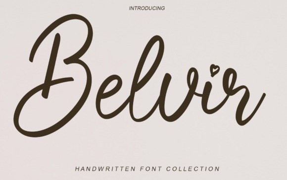 Belvir Script Font