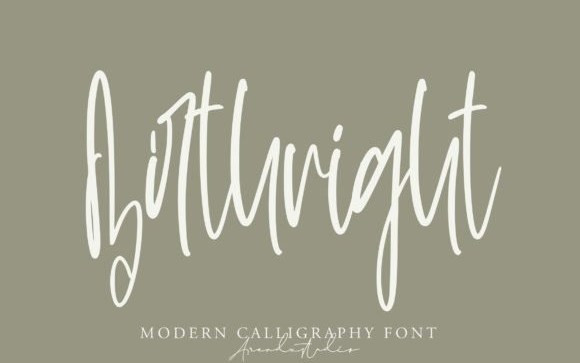 Birthright Script Font