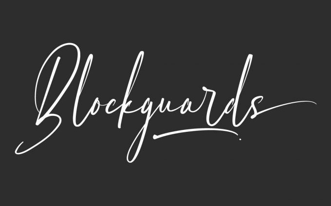 Blockguards Script Font