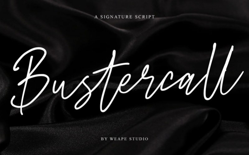 Bustercall Handwritten Font