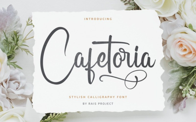 Cafetoria Calligraphy Font