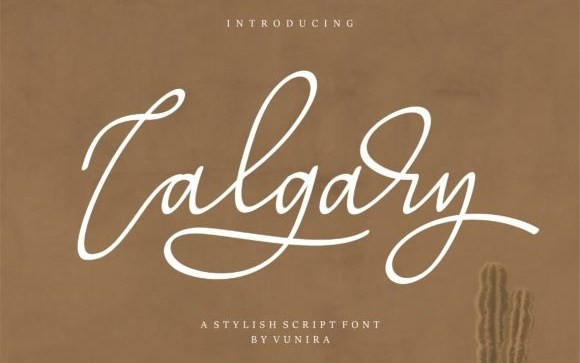 Calgary Script Font