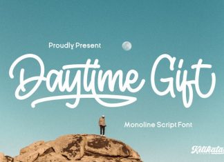 Daytime Gift Script Font