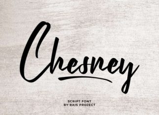 Chesney Script Font