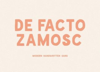 De Facto Zamosc Display Font