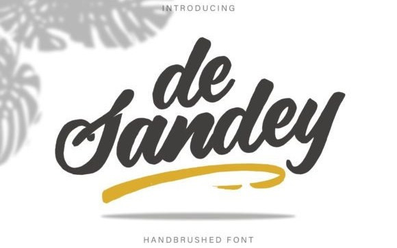 De Sandey Script Font