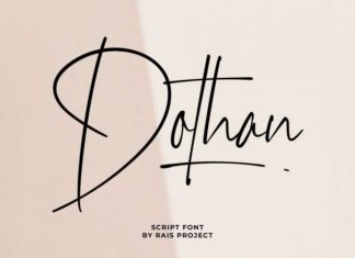 Dothan Handwritten Font