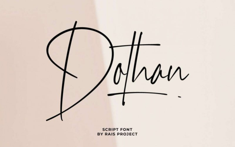 Dothan Handwritten Font