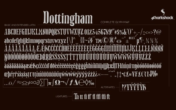 Dottingham Display Font