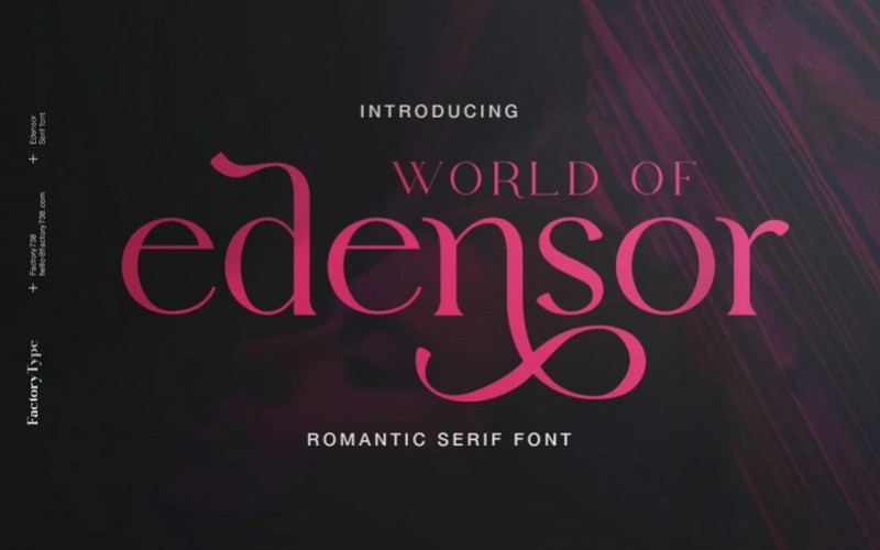 Edensor Serif Font