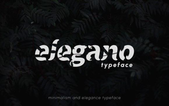 Elegano Display Font