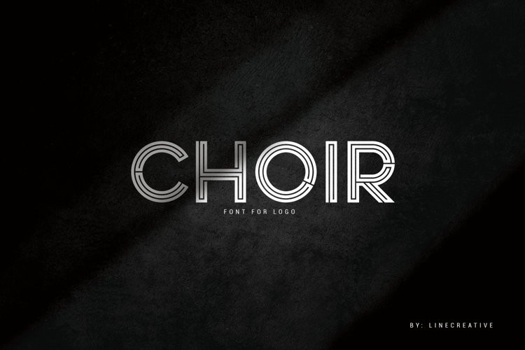 Choir Display Font