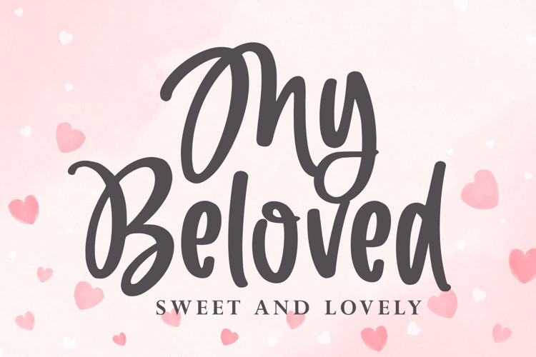 My Beloved Script Font