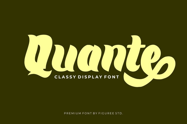 Quante Display Font