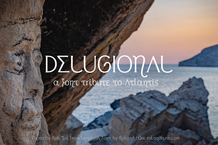 Delugional Display Font