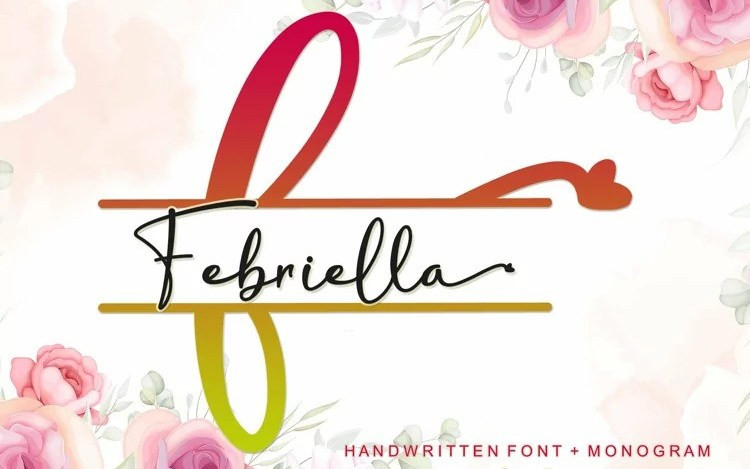 Febriella Script Font