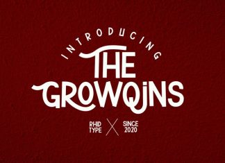 The Growqins Display Font