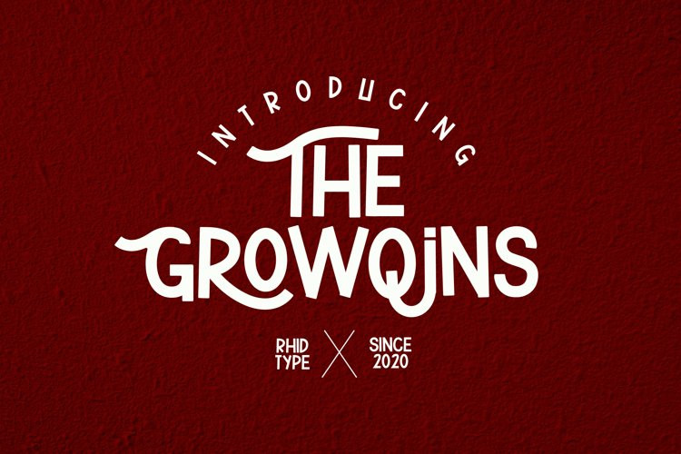 The Growqins Display Font