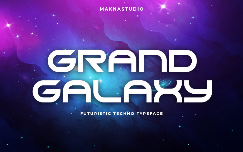 GRAND GALAXY Display Font