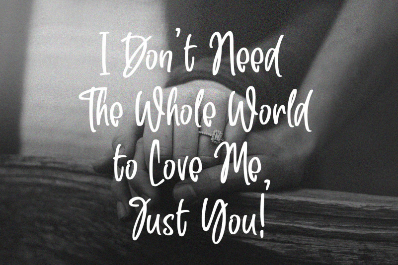 With You Brush Font