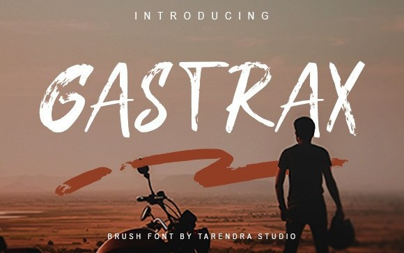 Gastrax Brush Font