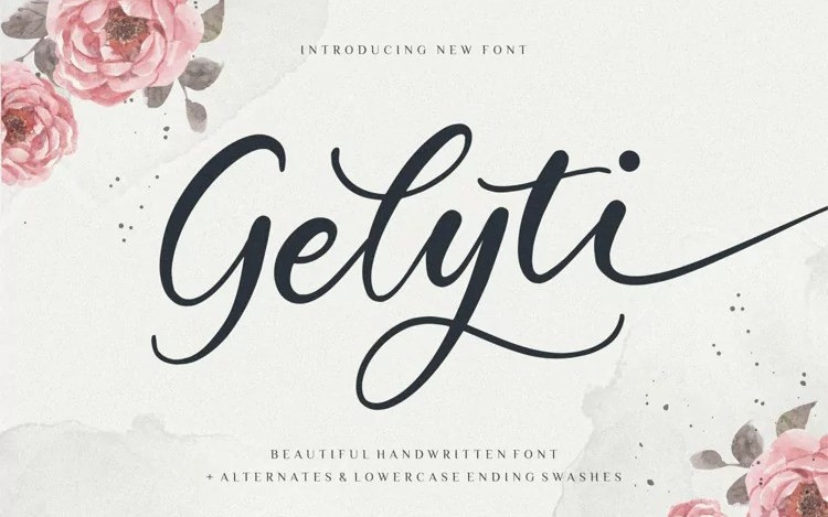 Gelyti Script Font