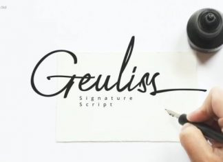 Geuliss Handwritten Font