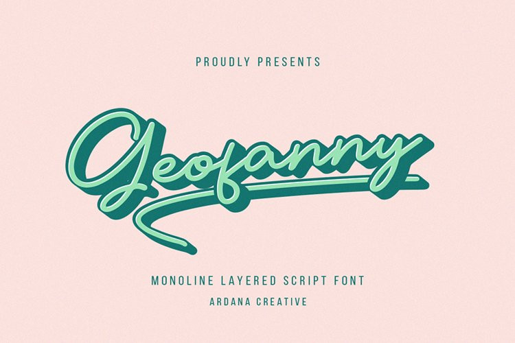 Geofanny Handwritten Font