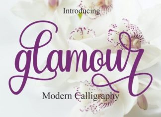 Glamour Calligraphy Font