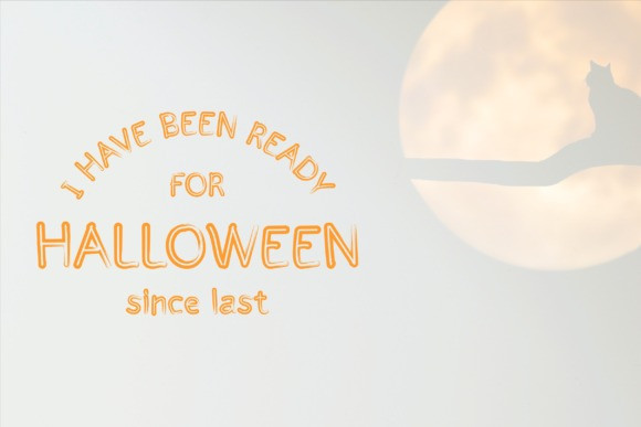 Hallowen Display Font