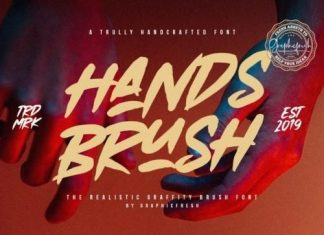 Hands Brush Font