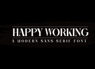 Happy Working Serif Font