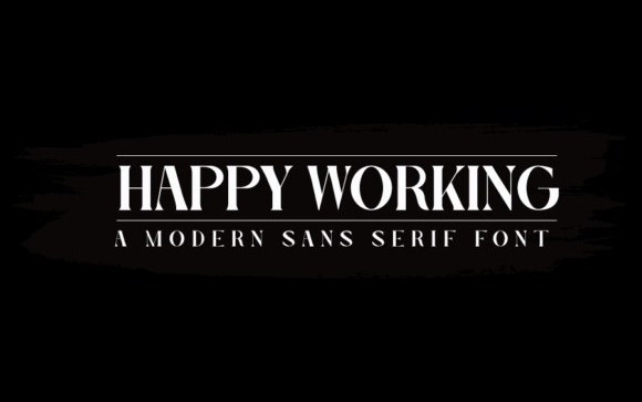 Happy Working Serif Font