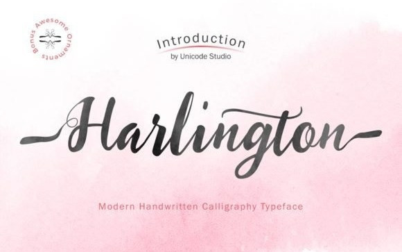 Harlington Script Font