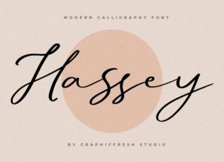 Hassey Handwritten Font