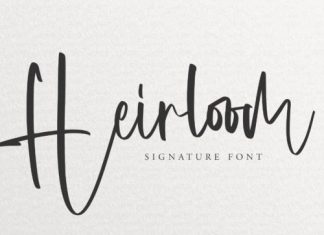 Heirloom Script Font
