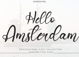 Hello Amsterdam Script Font