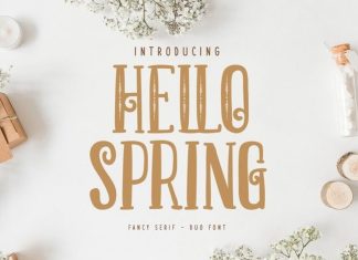 Hello Spring Display Font