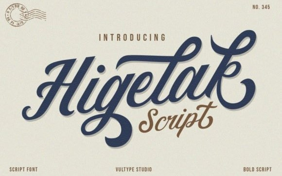 Higelak Script Font