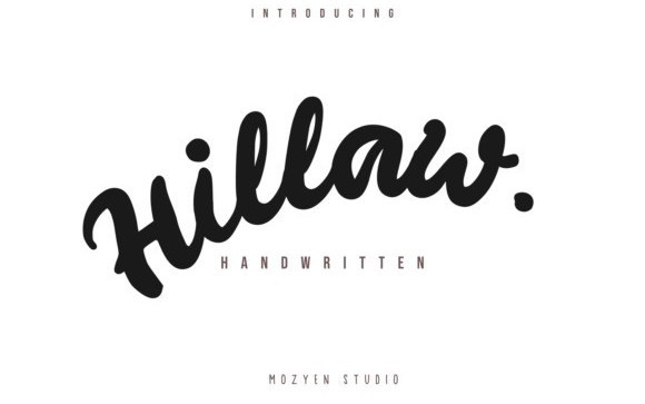 Hillaw Script Font