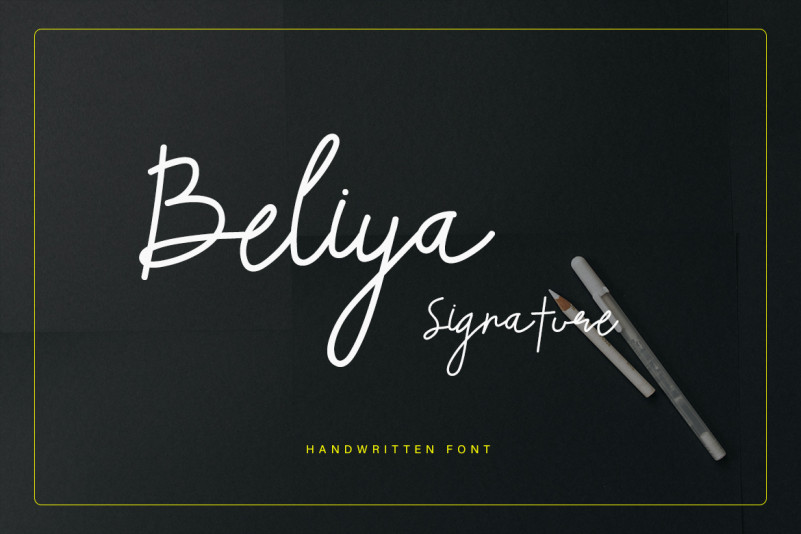 Beliya Handwritten Font