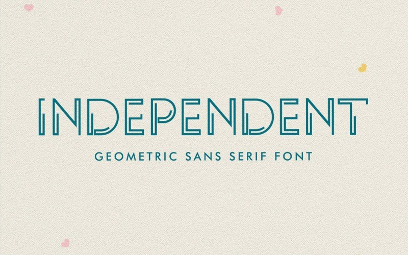 INDEPENDENT Display Font