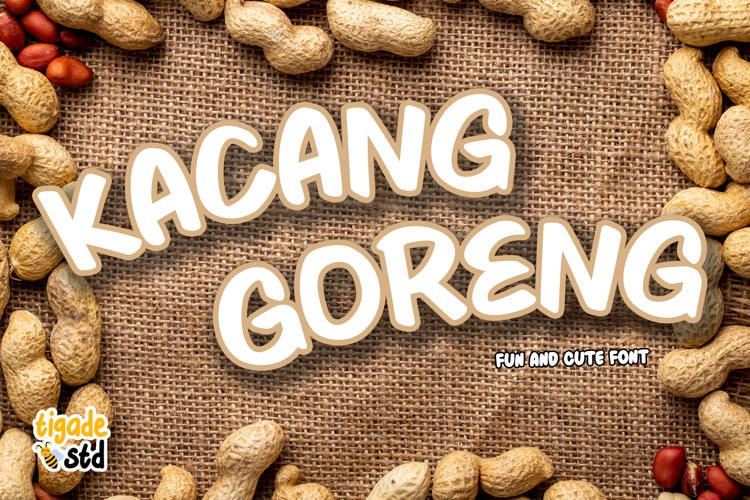 Kacang Goreng Display Font