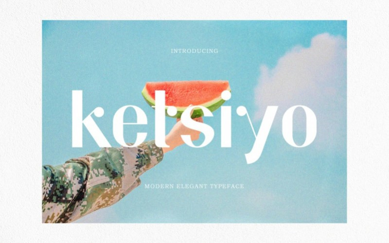 Ketsiyo Sans Serif Font