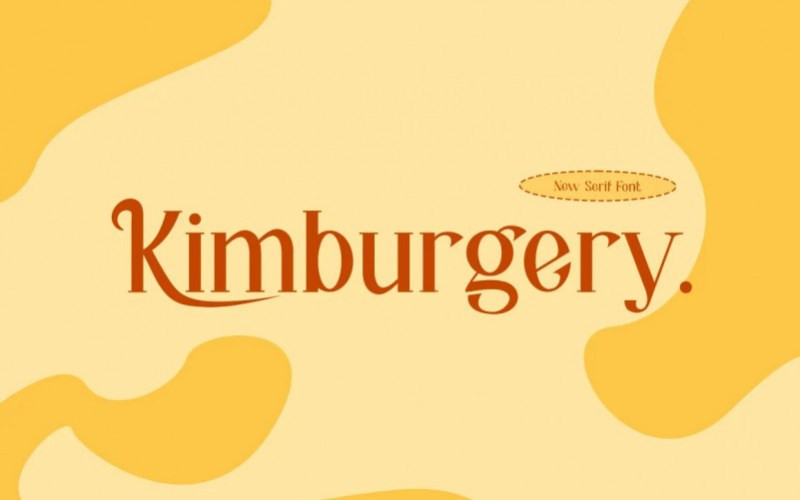 Kimburgery Serif Font